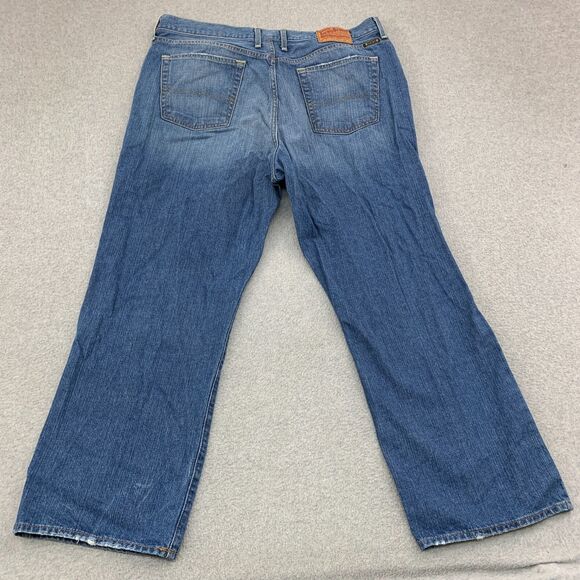 Lucky Brand Jeans Mens Size 38x30 (actual) Short Straight Leg Cotton Distressed - Picture 15 of 16
